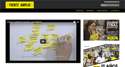 Desktop Screenshot of frenteamplio.org