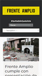 Mobile Screenshot of frenteamplio.org